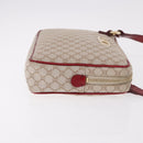 CELINE Macadam Canvas Shoulder Bag PVC Beige Gold Auth BA13688V-3