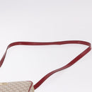 CELINE Macadam Canvas Shoulder Bag PVC Beige Gold Auth BA13688V-15