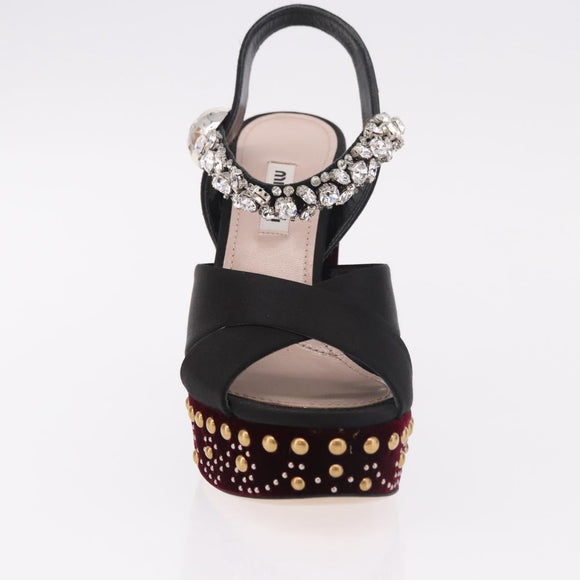 Miu Miu Pumps Velours Bordeaux Auth BA13689M
