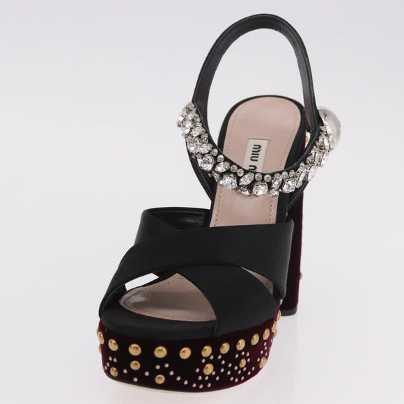 Miu Miu Pumps Velours Bordeaux Auth BA13689M