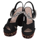 Miu Miu Pumps Velours Bordeaux Auth BA13689M-1