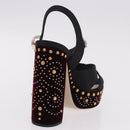 Miu Miu Pumps Velours Bordeaux Auth BA13689M-20