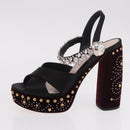 Miu Miu Pumps Velours Bordeaux Auth BA13689M-22