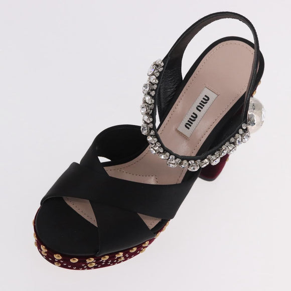 Miu Miu Pumps Velours Bordeaux Auth BA13689M