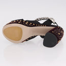 Miu Miu Pumps Velours Bordeaux Auth BA13689M-24