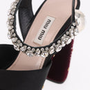 Miu Miu Pumps Velours Bordeaux Auth BA13689M-31