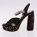 Miu Miu Pumps Velours Bordeaux Auth BA13689M-5