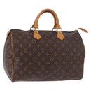 LOUIS VUITTON Monogram Speedy 35 Hand Bag M41524 LV Auth BA13690V-1
