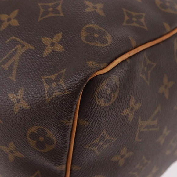 LOUIS VUITTON Monogram Speedy 35 Hand Bag M41524 LV Auth BA13690V