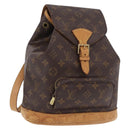 LOUIS VUITTON Monogram Montsouris PM Backpack M51137 LV Auth BA13691-1