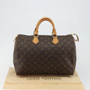 LOUIS VUITTON Monogram Speedy 35 Hand Bag M41524 LV Auth BA13692V-12