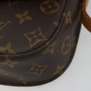 LOUIS VUITTON Monogram Saint Cloud MM Shoulder Bag M51243 LV Auth BA13694-15