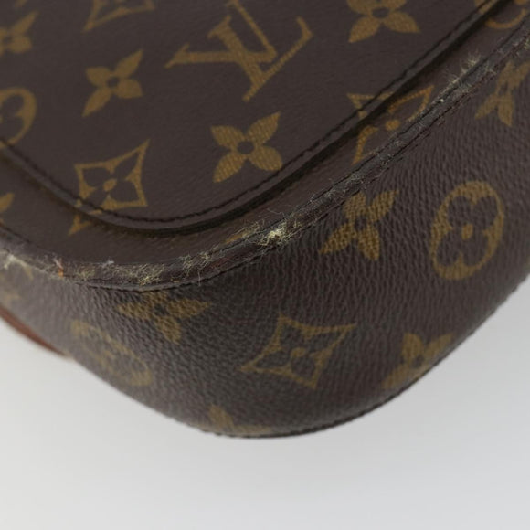 LOUIS VUITTON Monogram Saint Cloud MM Shoulder Bag M51243 LV Auth BA13694