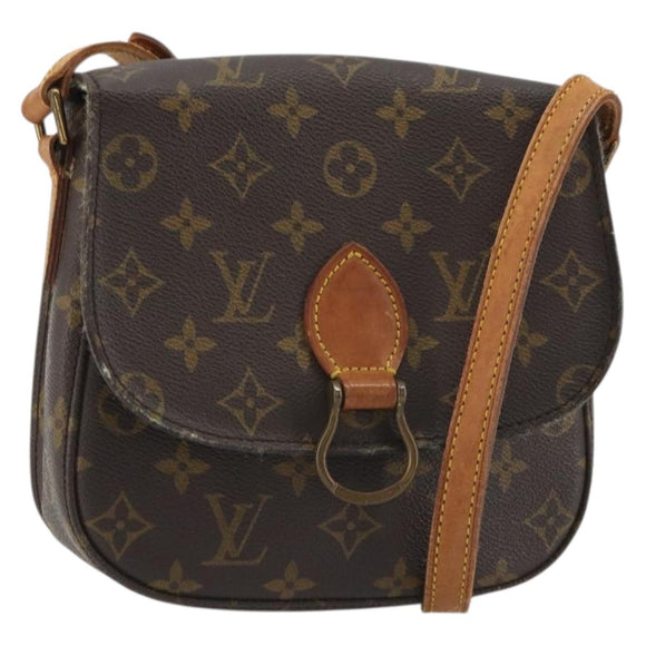 LOUIS VUITTON Monogram Saint Cloud MM Shoulder Bag M51243 LV Auth BA13694