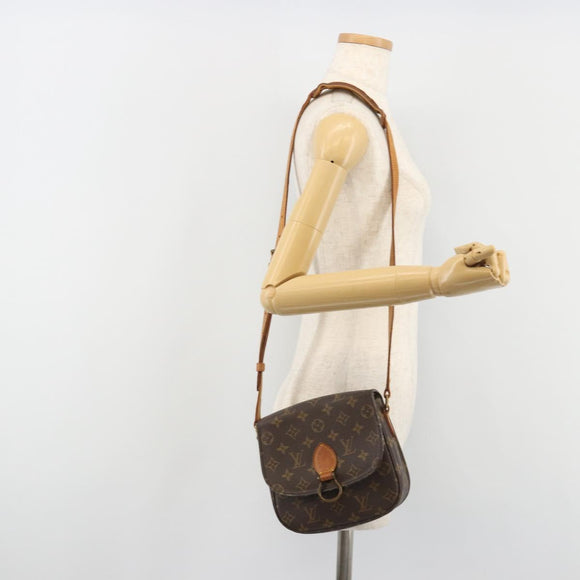 LOUIS VUITTON Monogram Saint Cloud MM Shoulder Bag M51243 LV Auth BA13694