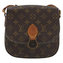 LOUIS VUITTON Monogram Saint Cloud MM Shoulder Bag M51243 LV Auth BA13694-13