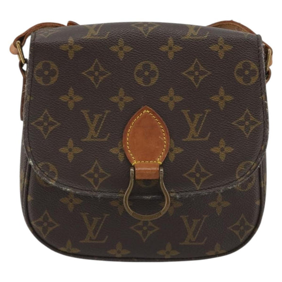 LOUIS VUITTON Monogram Saint Cloud MM Shoulder Bag M51243 LV Auth BA13694