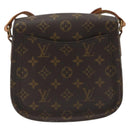LOUIS VUITTON Monogram Saint Cloud MM Shoulder Bag M51243 LV Auth BA13694-2