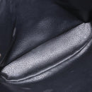 CELINE Macadam Canvas Tote Bag PVC Leather Black Gold Auth BA13696A-10