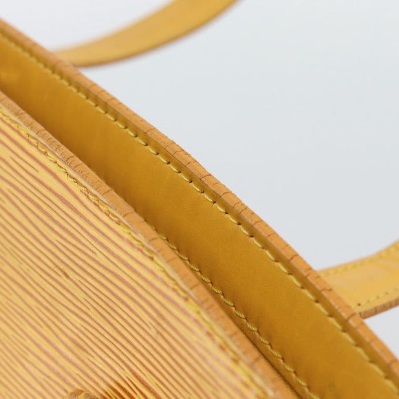 LOUIS VUITTON Epi Saint Jacques Shopping Bag Yellow M52269 LV Auth BA13697