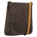 LOUIS VUITTON Monogram Musette Shoulder Bag M51256 LV Auth BA13699-1