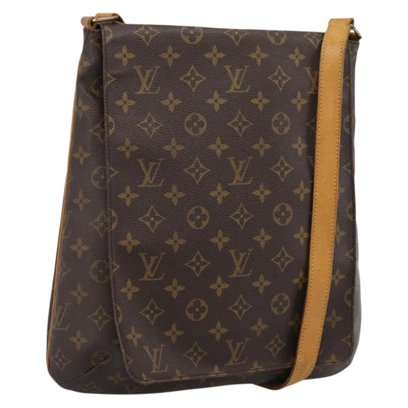 LOUIS VUITTON Monogram Musette Shoulder Bag M51256 LV Auth BA13699