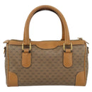 GUCCI Micro GG Supreme Boston Bag PVC Beige Gold 002 39 0069 Auth BA13701-2