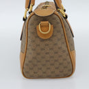 GUCCI Micro GG Supreme Boston Bag PVC Beige Gold 002 39 0069 Auth BA13701-3