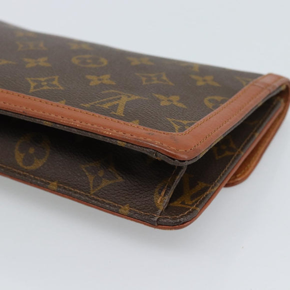 LOUIS VUITTON Monogram Pochette Dam PM Clutch Bag M51812 LV Auth BA13708
