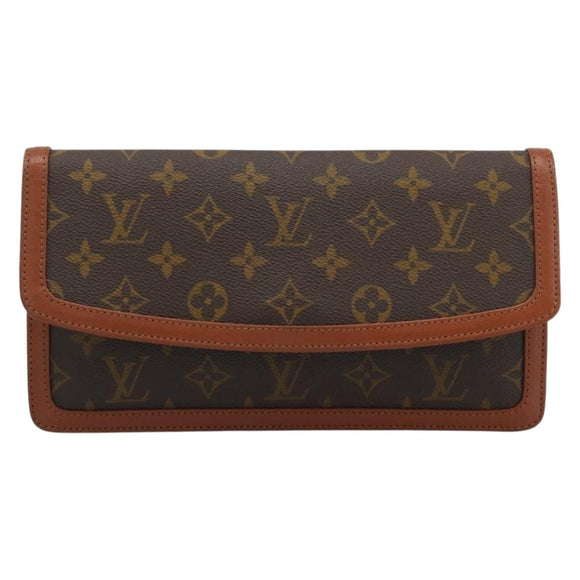 LOUIS VUITTON Monogram Pochette Dam PM Clutch Bag M51812 LV Auth BA13708