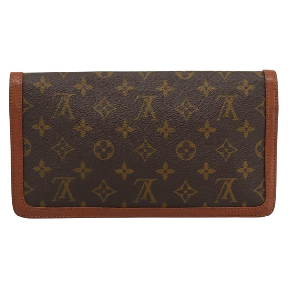 LOUIS VUITTON Monogram Pochette Dam PM Clutch Bag M51812 LV Auth BA13708