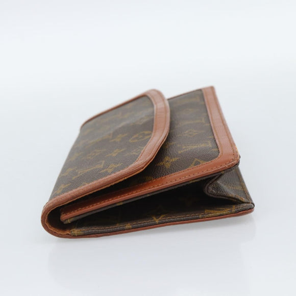 LOUIS VUITTON Monogram Pochette Dam PM Clutch Bag M51812 LV Auth BA13708