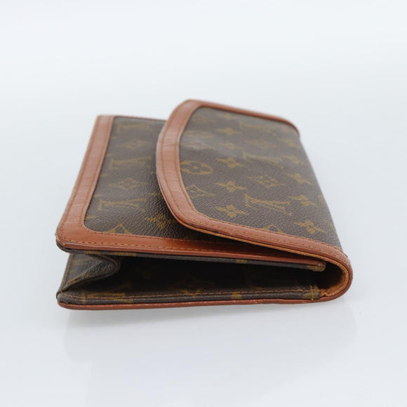 LOUIS VUITTON Monogram Pochette Dam PM Clutch Bag M51812 LV Auth BA13708