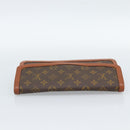 LOUIS VUITTON Monogram Pochette Dam PM Clutch Bag M51812 LV Auth BA13708-5