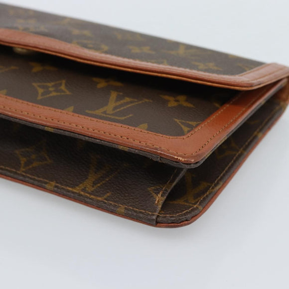 LOUIS VUITTON Monogram Pochette Dam PM Clutch Bag M51812 LV Auth BA13708