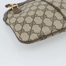 GUCCI GG Supreme Web Sherry Line Shoulder Bag PVC Beige 904 02 047 Auth BA13710-17