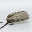 GUCCI GG Supreme Web Sherry Line Shoulder Bag PVC Beige 904 02 047 Auth BA13710-3