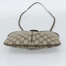 GUCCI GG Supreme Web Sherry Line Shoulder Bag PVC Beige 904 02 047 Auth BA13710-5