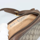 GUCCI GG Supreme Web Sherry Line Bag PVC Beige Gold 116 02 089 Auth BA13711-11