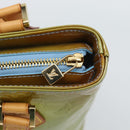 LOUIS VUITTON Monogram Vernis Houston Hand Bag Baby Blue M91005 LV Auth BA13714A-14