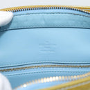 LOUIS VUITTON Monogram Vernis Houston Hand Bag Baby Blue M91005 LV Auth BA13714A-15