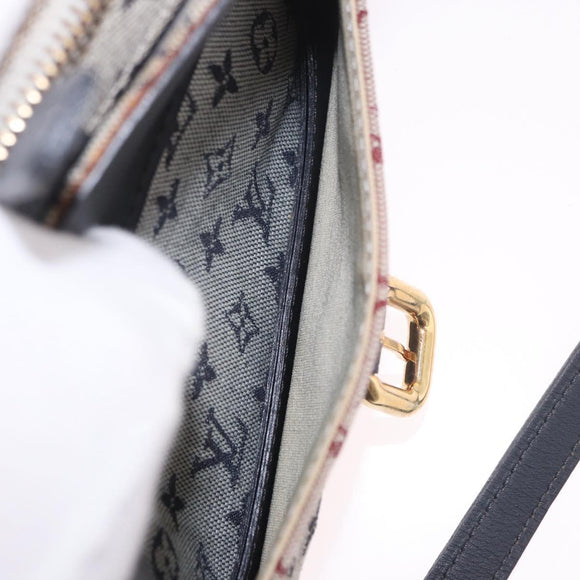 LOUIS VUITTON Monogram Mini Juliet MM Shoulder Bag Blue M92004 LV Auth BA13715
