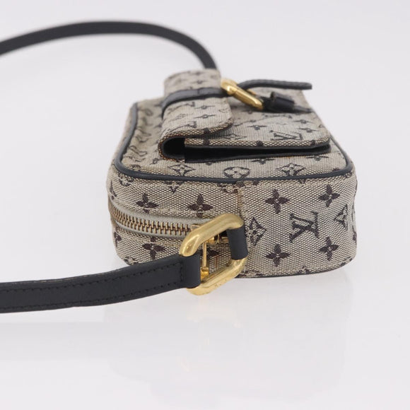 LOUIS VUITTON Monogram Mini Juliet MM Shoulder Bag Blue M92004 LV Auth BA13715