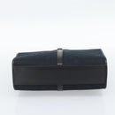 GUCCI GG Canvas Jackie Hand Bag Leather Black Silver 002 1065 Auth BA13717V-9