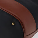 SAINT LAURENT Purse Shoulder Bag Nylon Black Gold Auth BA13718A-14