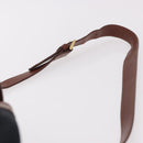 SAINT LAURENT Purse Shoulder Bag Nylon Black Gold Auth BA13718A-8