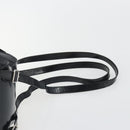 GUCCI Bamboo Hand Bag Nylon Black Silver 003 2852 0030 5 Auth BA13720-15