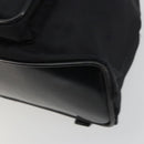 GUCCI Bamboo Hand Bag Nylon Black Silver 003 2852 0030 5 Auth BA13720-16