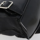 GUCCI Bamboo Hand Bag Nylon Black Silver 003 2852 0030 5 Auth BA13720-9