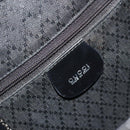 GUCCI Bamboo Hand Bag Nylon Black Silver 003 2852 0030 5 Auth BA13720-23